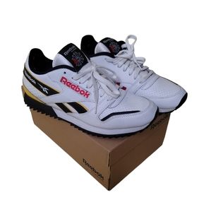 Reebok🔥❤️ Classic🤩 CL Leather Ripple MU Junior Running Sneakers 👟😎😍❣️